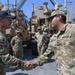 Sergeant Major of the Army Meets with Soldiers &amp; Sailors Supporting the JLOTS Gaza Humanitarian Aid Operation