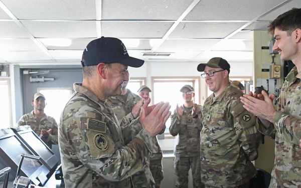 Sergeant Major of the Army Meets with Soldiers &amp; Sailors Supporting the JLOTS Gaza Humanitarian Aid Operation