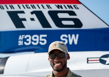 20th SFS Airmen provide security for the F-16 Viper Demonstration Team at the Festival Aereo Chiclayo 2024