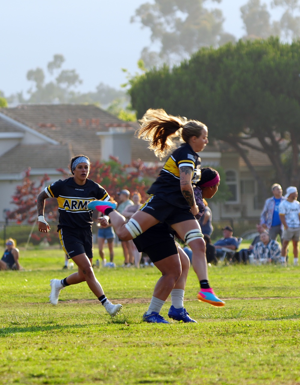 Golden Knight Medic Participates in Armed Forces Rugby Tournament