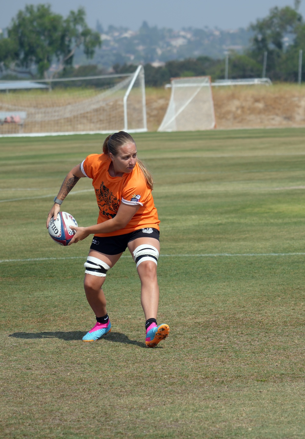 Golden Knight Medic Participates in Armed Forces Rugby Tournament