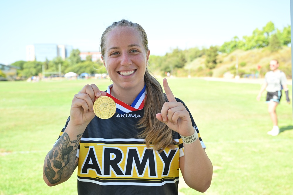 Golden Knight Medic Participates in Armed Forces Rugby Tournament