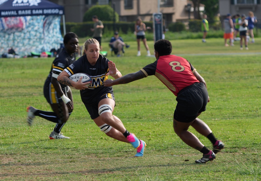 Golden Knight Medic Participates in Armed Forces Rugby Tournament