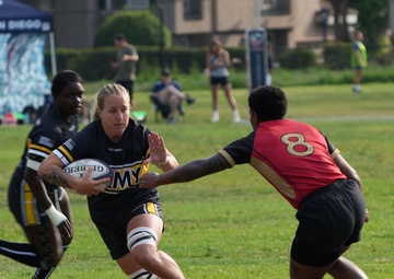 Golden Knight Medic Participates in Armed Forces Rugby Tournament