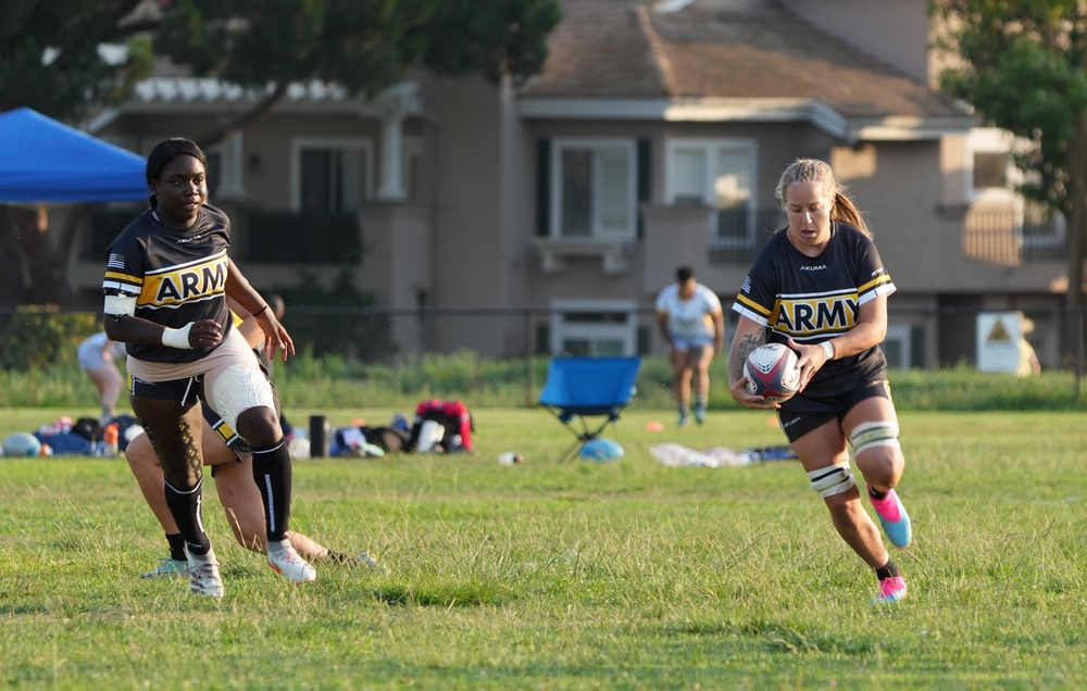 Golden Knight Medic Participates in Armed Forces Rugby Tournament