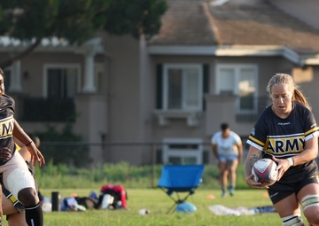 Golden Knight Medic Participates in Armed Forces Rugby Tournament