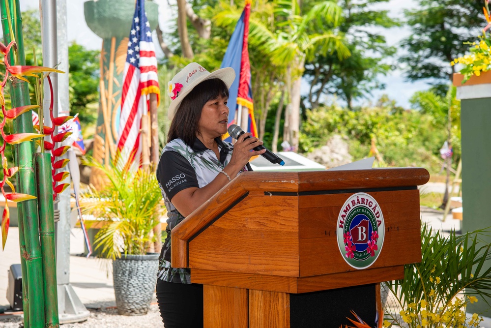 JTFM COS Attends Hasso Barrigada Kalaguak Memorial Ceremony