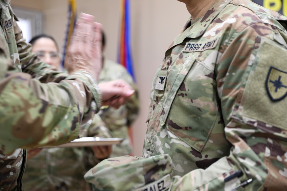 Puerto Rico State Guard Promotion Ceremony