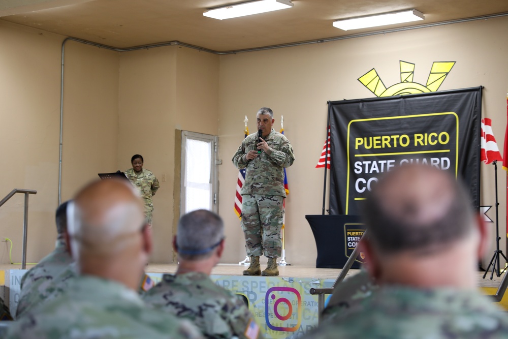 Puerto Rico State Guard Promotion Ceremony