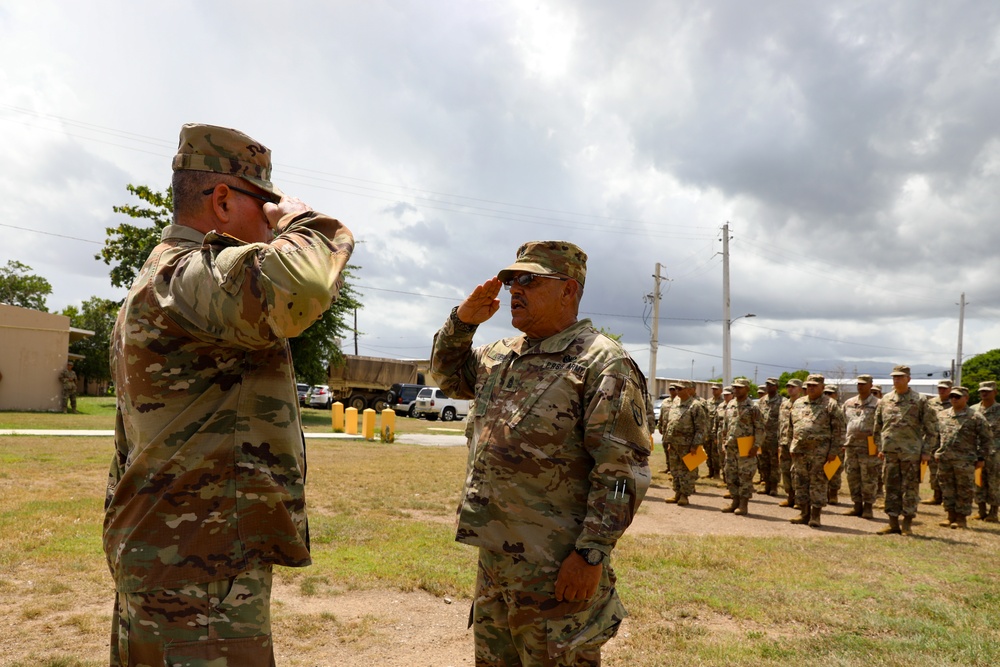 Puerto Rico State Guard Promotion Ceremony