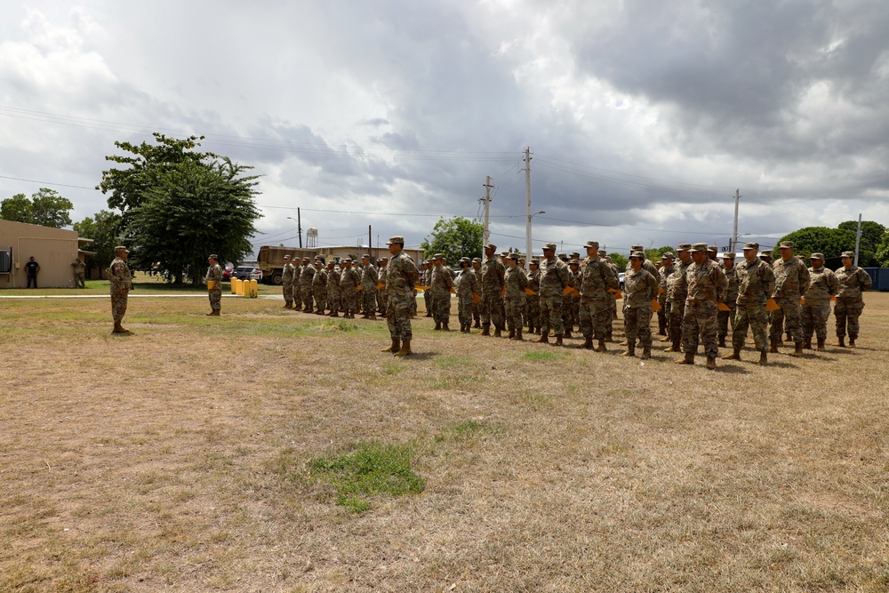 Puerto Rico State Guard Promotion Ceremony