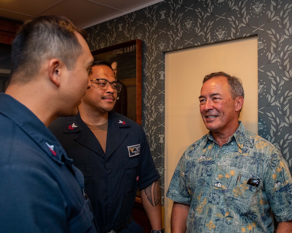 U.S. Congress Members meet with Constituents aboard USS Carl Vinson during RIMPAC 2024