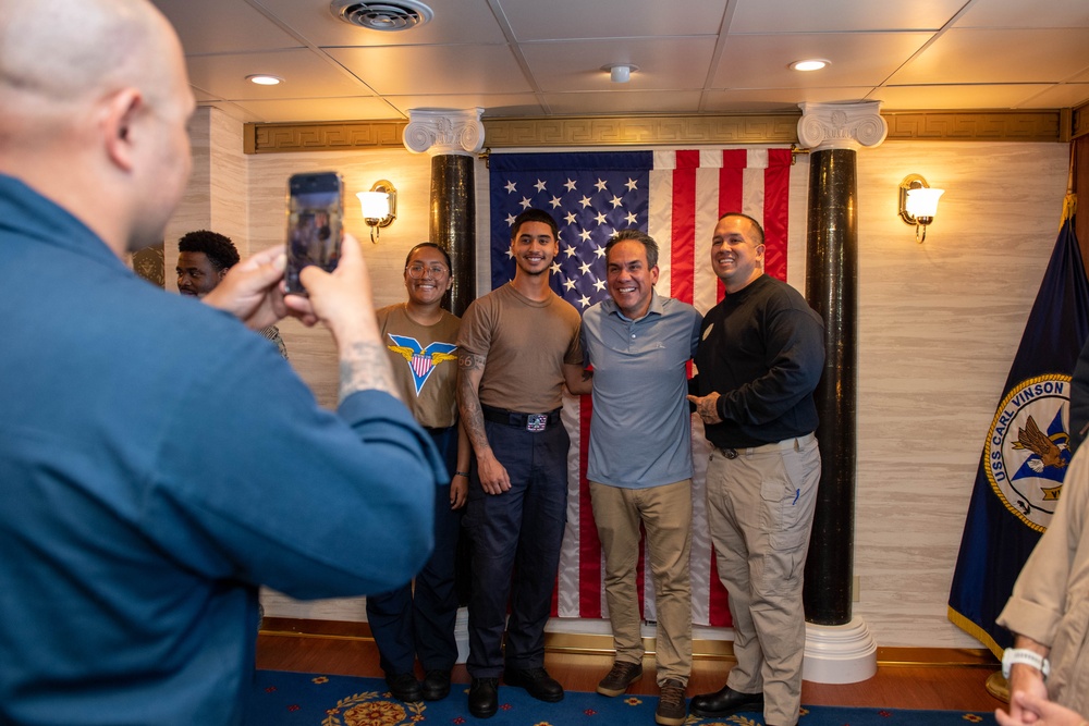 U.S. Congress Members meet with Constituents aboard USS Carl Vinson during RIMPAC 2024
