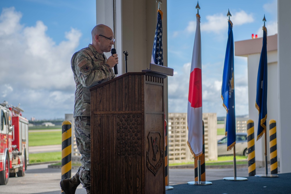 18th CEG Change of Command