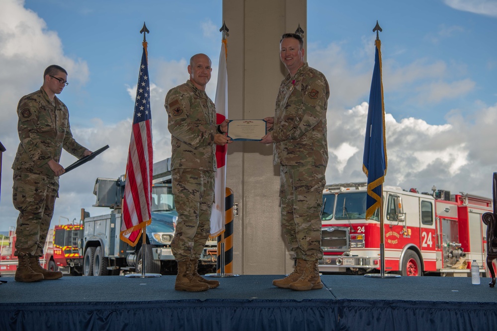 18th CEG Change of Command