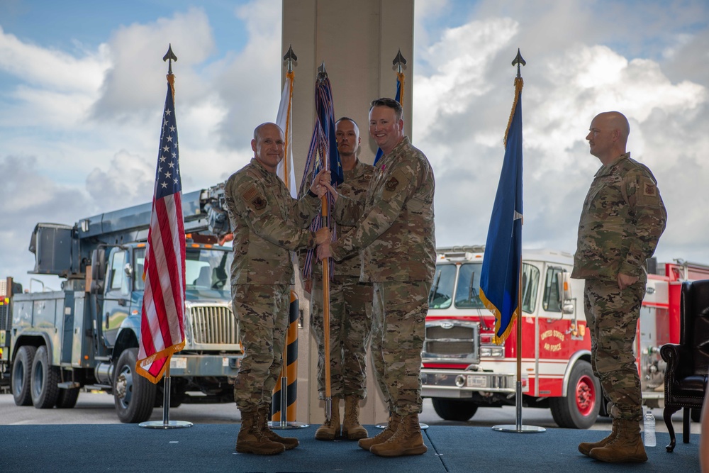 18th CEG Change of Command