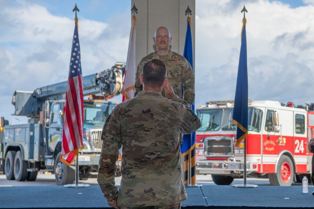 18th CEG Change of Command