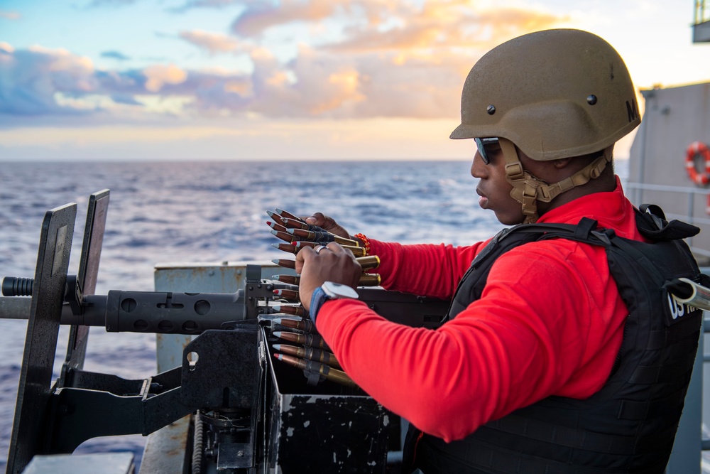 DVIDS - Images - USS Carl Vinson conducts small arms live-fire exercise ...