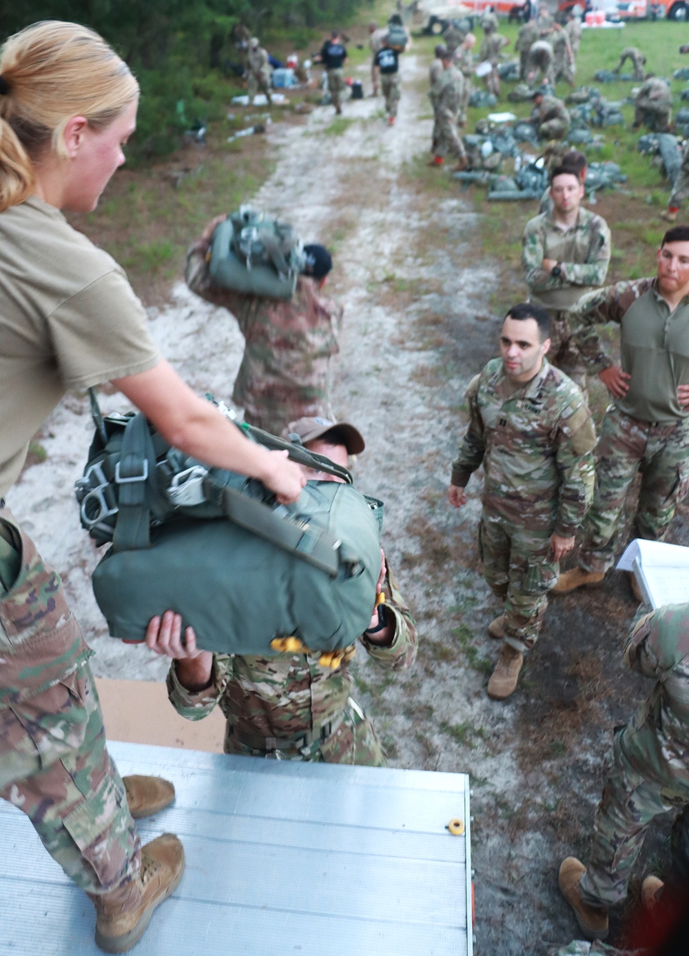 JB MDL- 404 CA BN Conducts Day and Night Airborne Operation