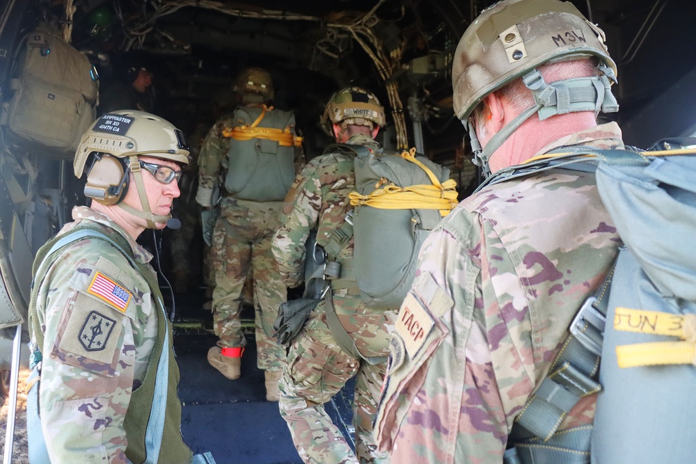 JB MDL- 404 CA BN Conducts Day and Night Airborne Operation