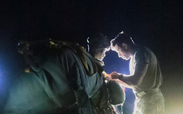 JB MDL- 404 CA BN Conducts Day and Night Airborne Operation