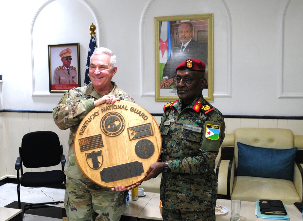 Kentucky Guard Attends Leader Engagement with Djibouti