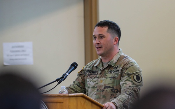 13 July 2024 Headquarters Medical Readiness Detachment Change of Command Ceremony