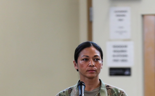 13 July 2024 Headquarters Medical Readiness Detachment Change of Command Ceremony