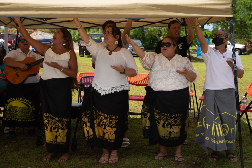 Camp Blaz Marines participate in the Kalaguak Memorial