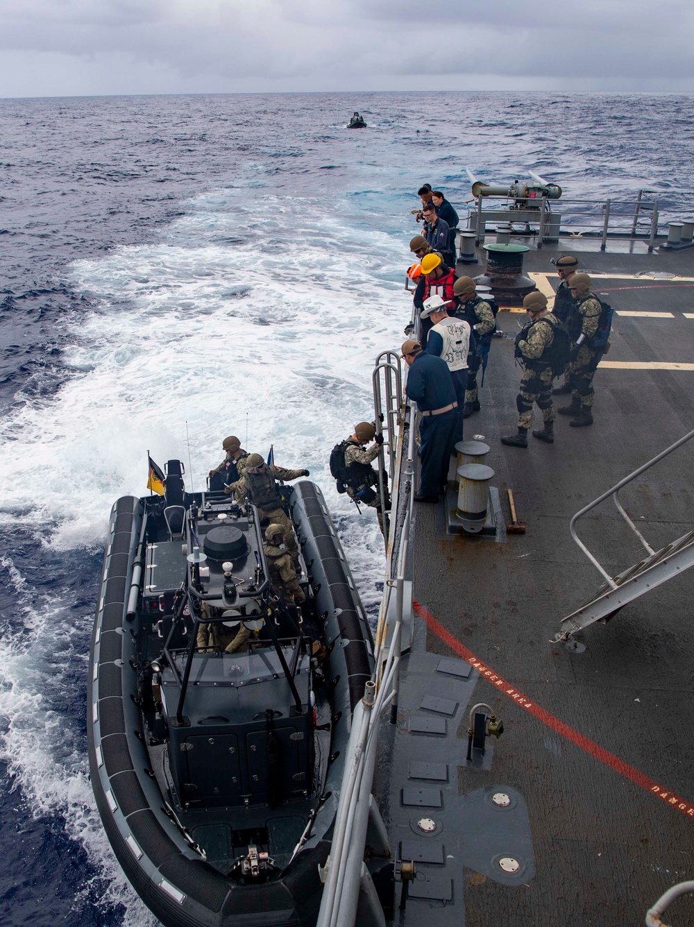 RIMPAC 2024 Participants Conduct Small Boat Operations and A GUNEX