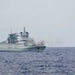 FGS Baden-Württemberg fires cannon during GUNEX at RIMPAC 2024