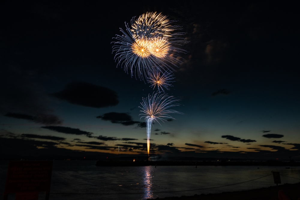 Misawa Air Base celebrates 4th of July with Lights on the Lake fireworks show