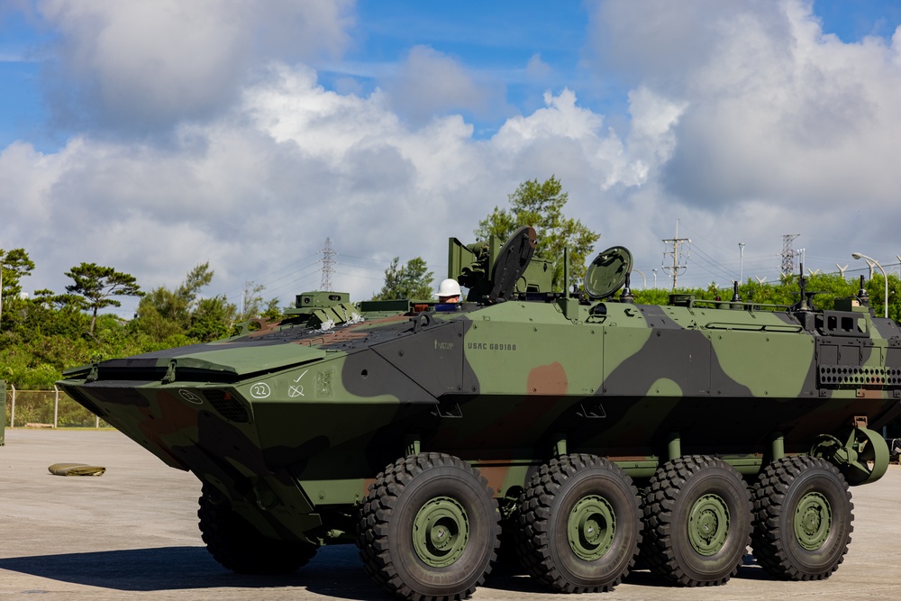 Amphibious Combat Vehicles Aboard Camp Schwab