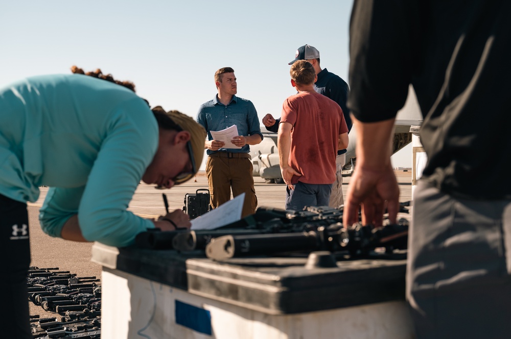 387th Air Expeditionary Squadron QRT Team at work