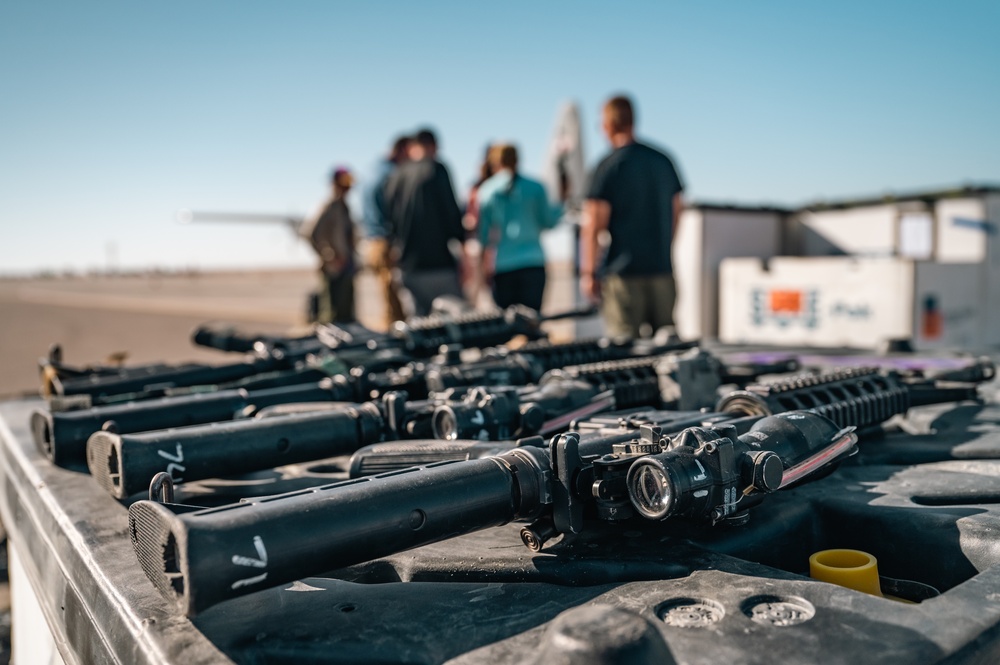 387th Air Expeditionary Squadron QRT Team at work