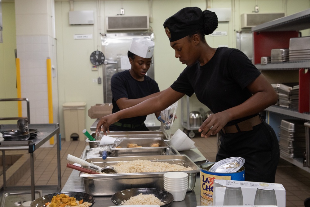 CLR-37 Hosts an Interservice Cooking Competition