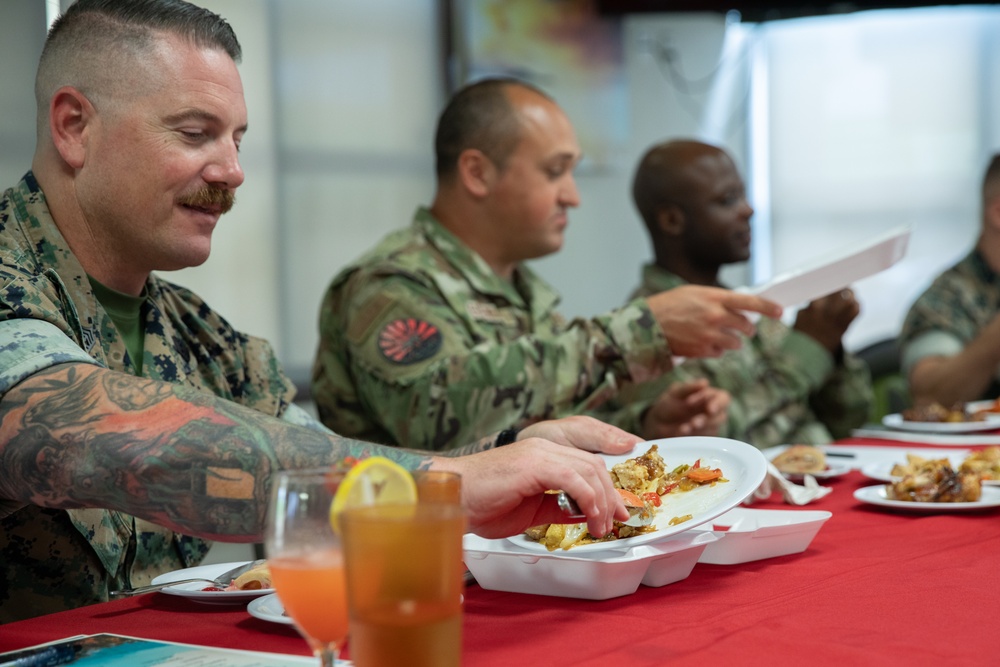 CLR-37 Hosts an Interservice Cooking Competition