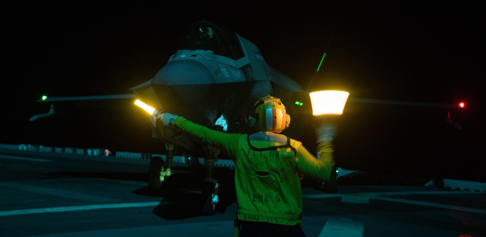 USS America (LHA 6) Conducts Flight Operations