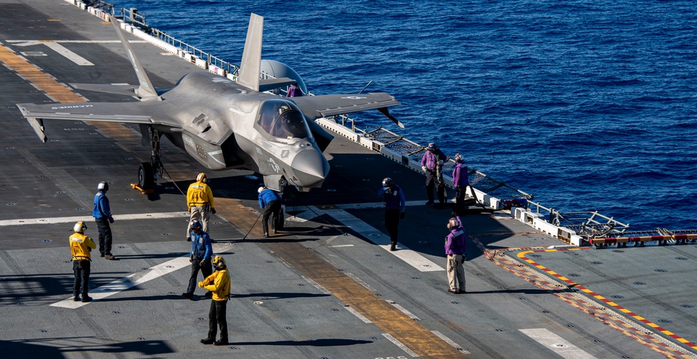 F-35B Flight Operations aboard USS America (LHA 6)