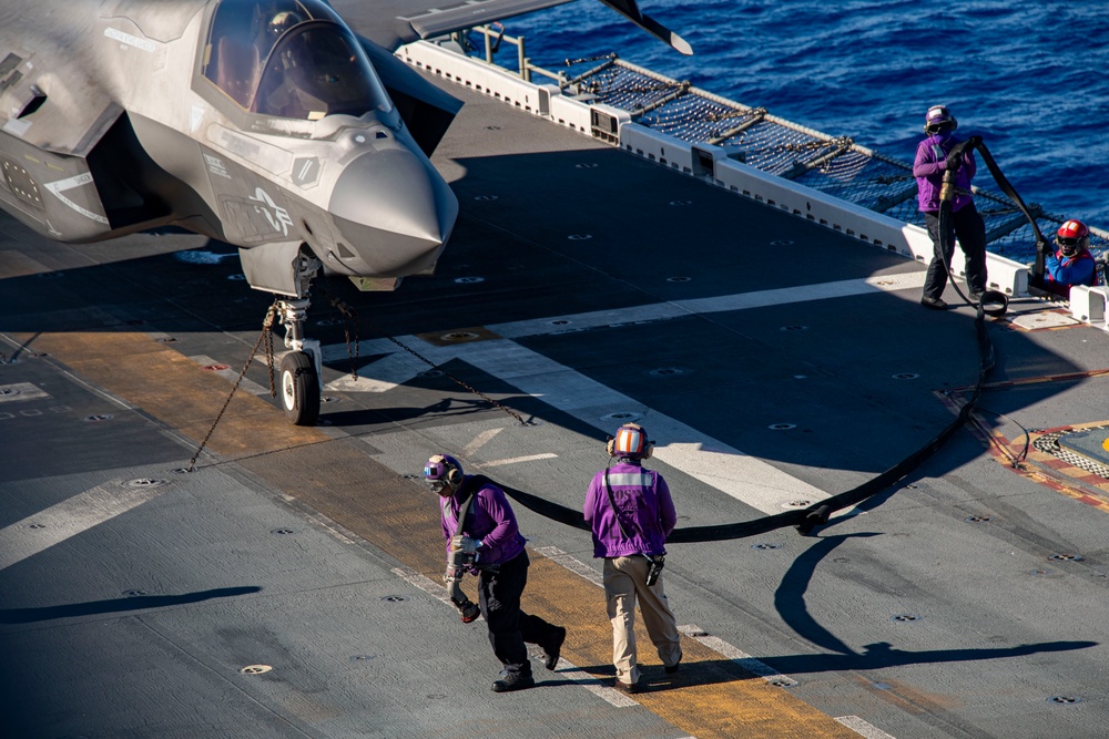 F-35B Flight Operations aboard USS America (LHA 6)