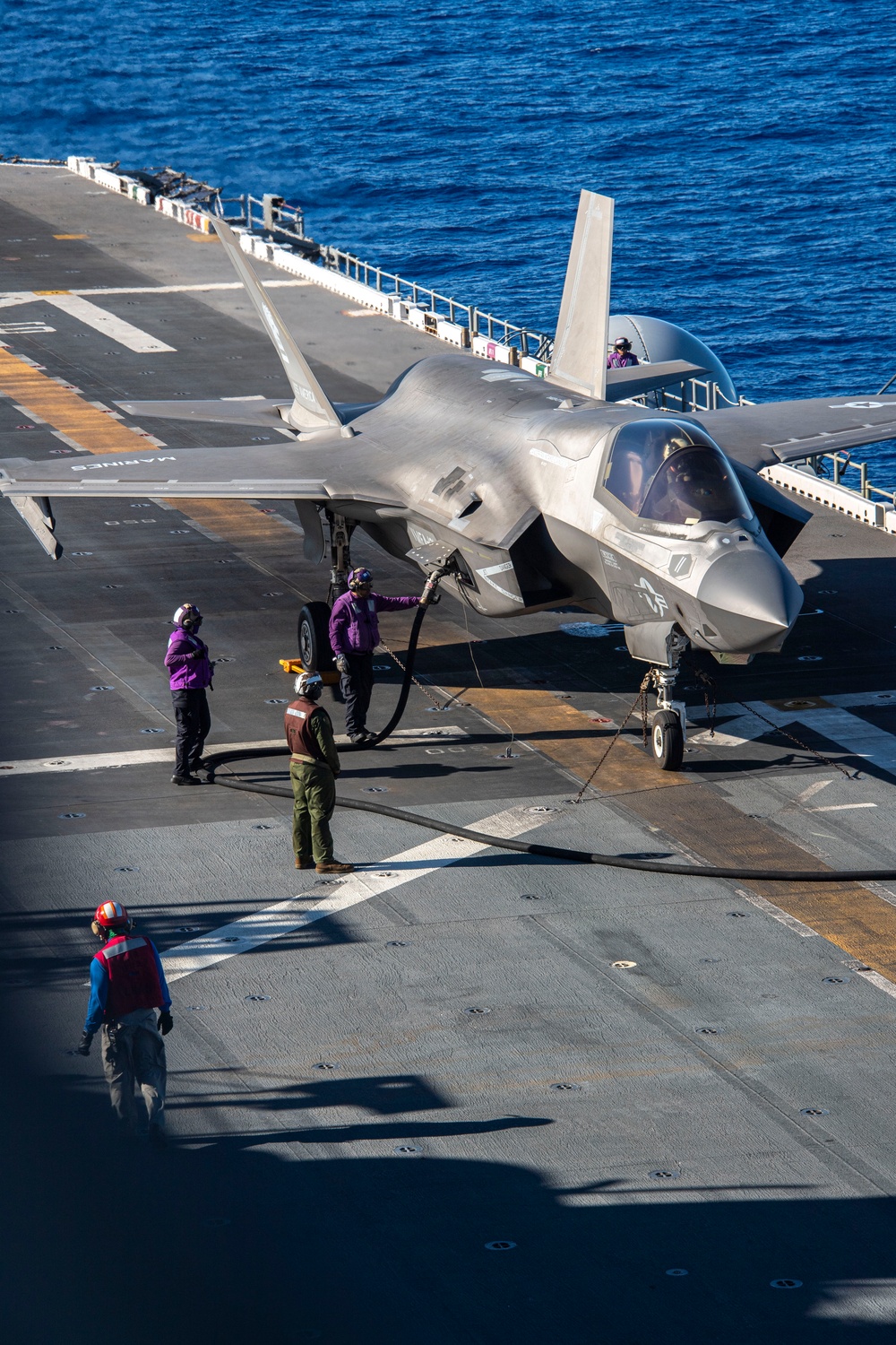 DVIDS - Images - F-35B Flight Operations aboard USS America (LHA 6 ...