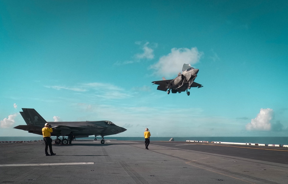USS America (LHA 6) Conducts Flight Operations