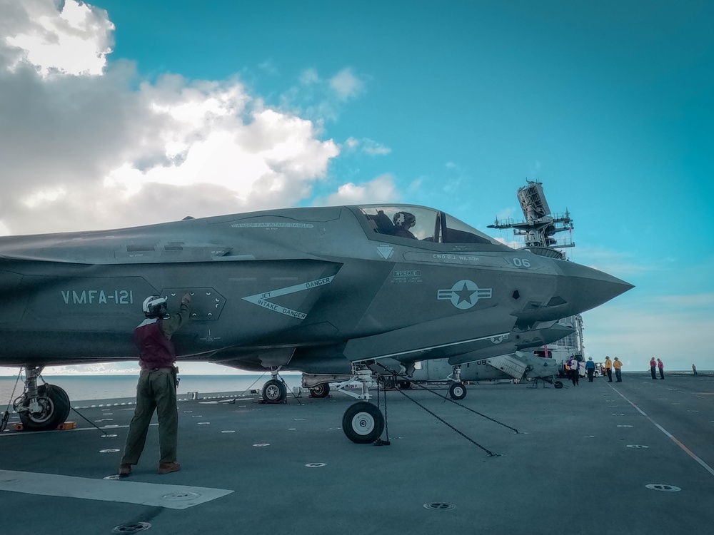 USS America (LHA 6) Conducts Flight Operations