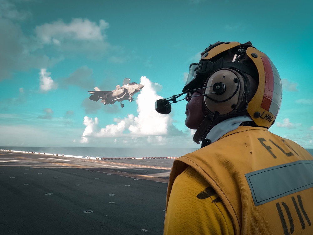 USS America (LHA 6) Conducts Flight Operations