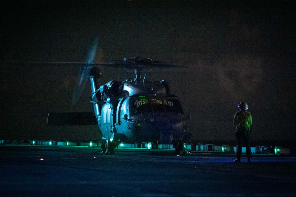 USS America (LHA 6) Conducts Flight Operations