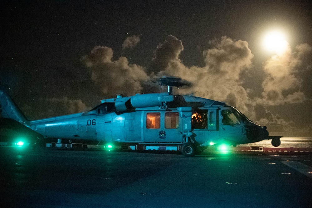 USS America (LHA 6) Conducts Flight Operations