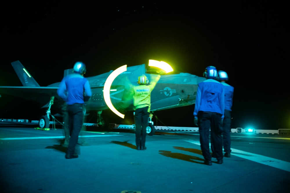 USS America (LHA 6) Conducts Flight Operations