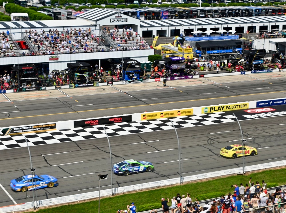 Pa National Guard attends Pocono 400 Raceway