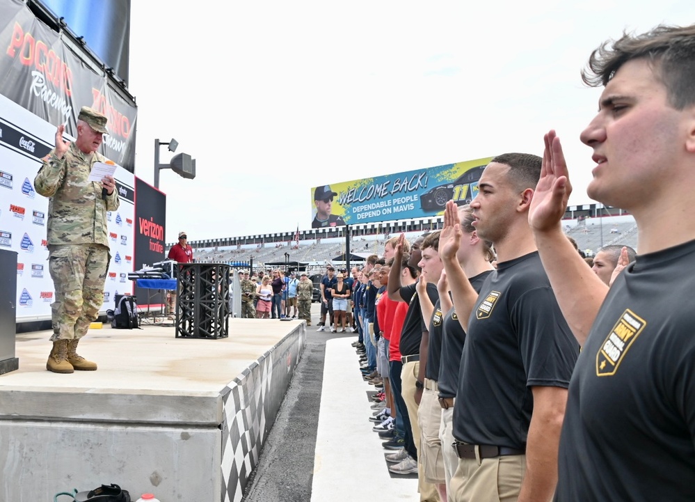 Pa National Guard attends Pocono 400 Raceway