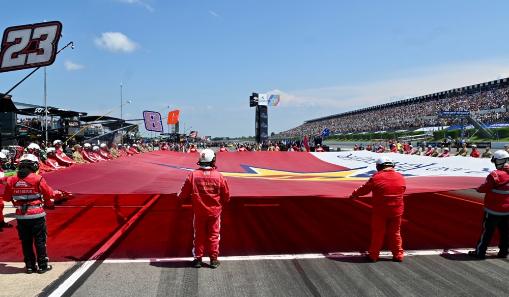 Pa National Guard attends Pocono 400 Raceway